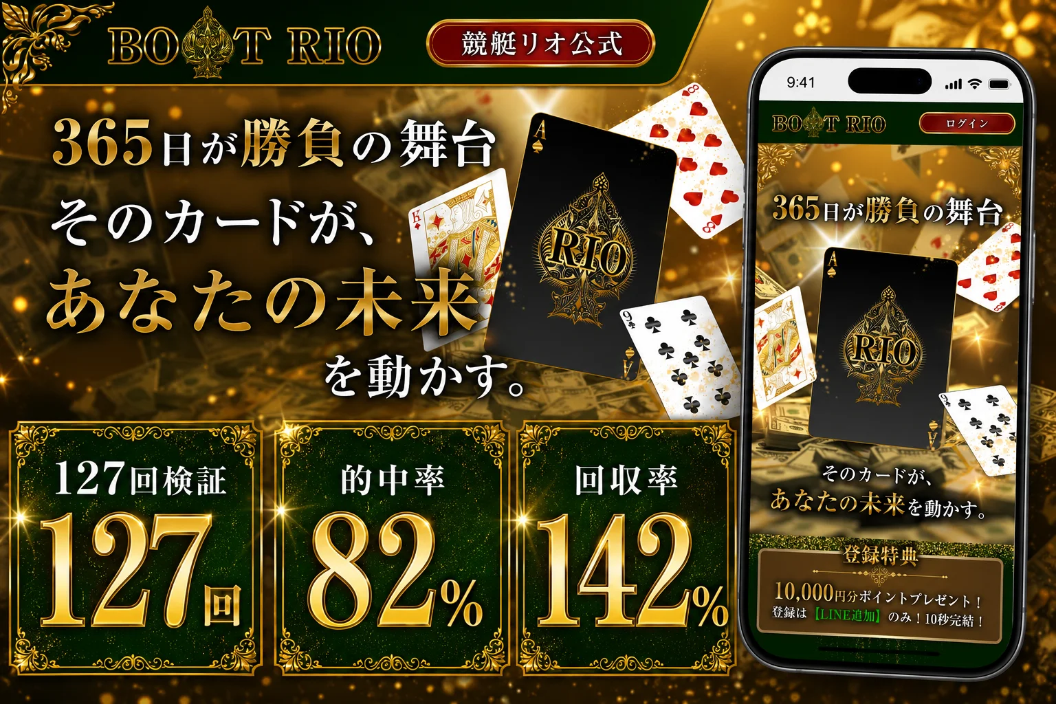 競艇リオ（ボートリオ）の口コミ・評判は？編集部が127回検証してわかった的中率と注意点【2026年最新】