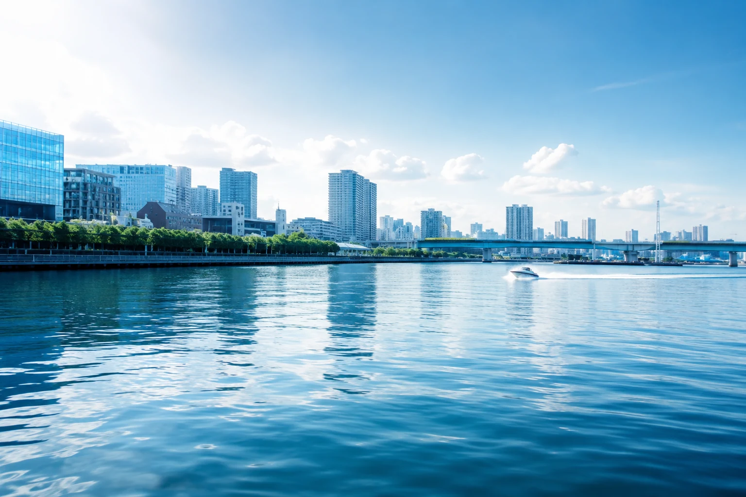 東京の水辺を象徴するイメージ