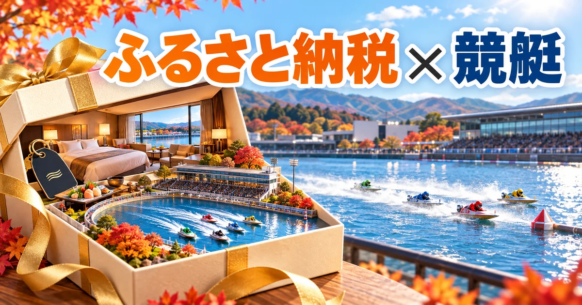 ふるさと納税で競艇（ボートレース）を楽しむ｜浜名湖の宿泊＆観戦返礼品と仕組みを解説